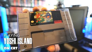 Super Mario World 2: Yoshi's Island for SNES on a CRT (Memory Lane) by Gaming Palooza Empire 325 views 4 months ago 18 minutes