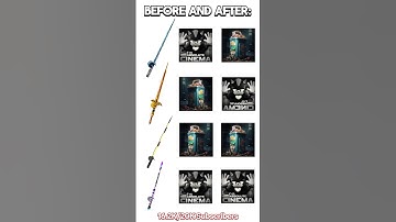 Thumbnail of BEFORE and AFTER in Roblox FISCH 😭😔 #fisch #robloxfisch #shorts