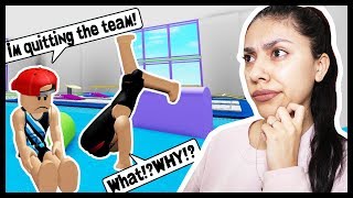 MY BOY FRIEND QUIT THE TEAM! IS HE LYING TO ME?! - Roblox Roleplay - Gymnastics Superstar