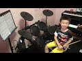 7 Year Old Playing Drum! Billie Jean and 7 Nation Army!