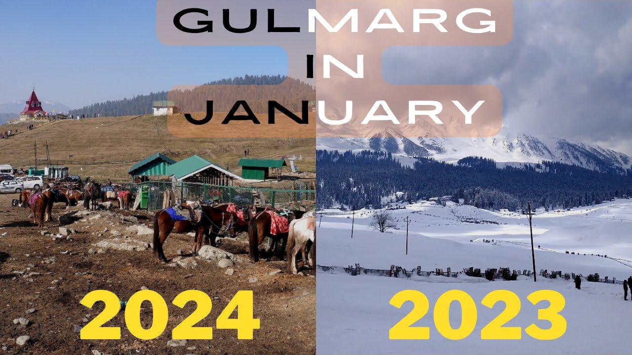 Gulmarg in January 2024 without Snow ️ Unexpected Winter Wonders