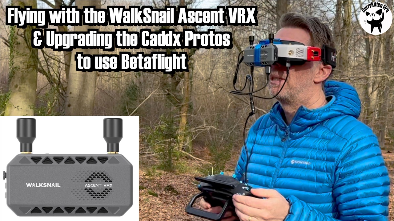 Тестирование модуля Ascent VRX и модернизация квадрокоптера Caddx Protos для использования Betafl...
