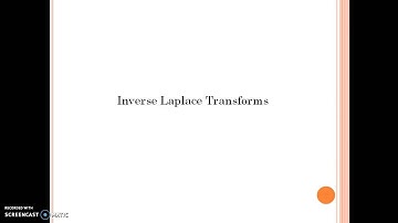 Mayur Gohil Laplace transforms part 12 Inverse laplace transforms