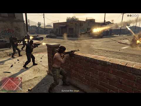 GTA 5 - Cartel Siege: Rambo's Epic Massacre + Ten Star Escape