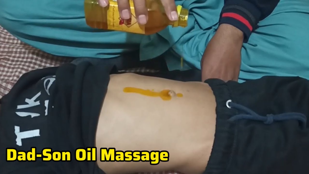 Deep Sleep ASMR Massage | Dad–Son Full Body Oil Care