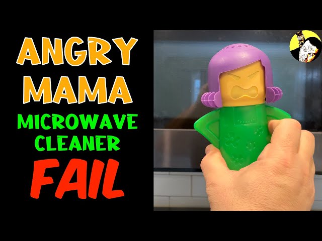 I tried cleaning my microwave with Angry Mama and this is what happened -  Reviewed