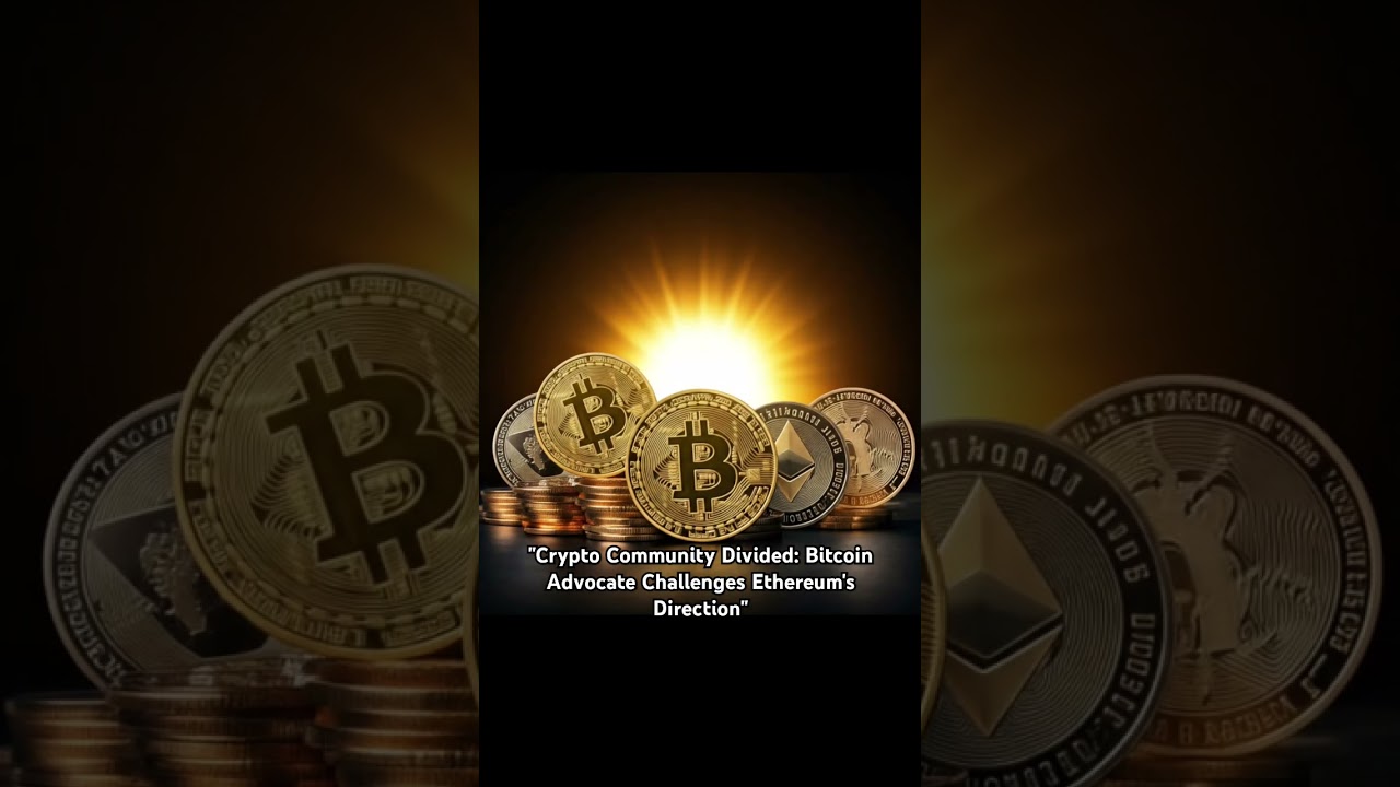 "Crypto Leadership Clash: Ethereum Criticized for Progressive Policies" 