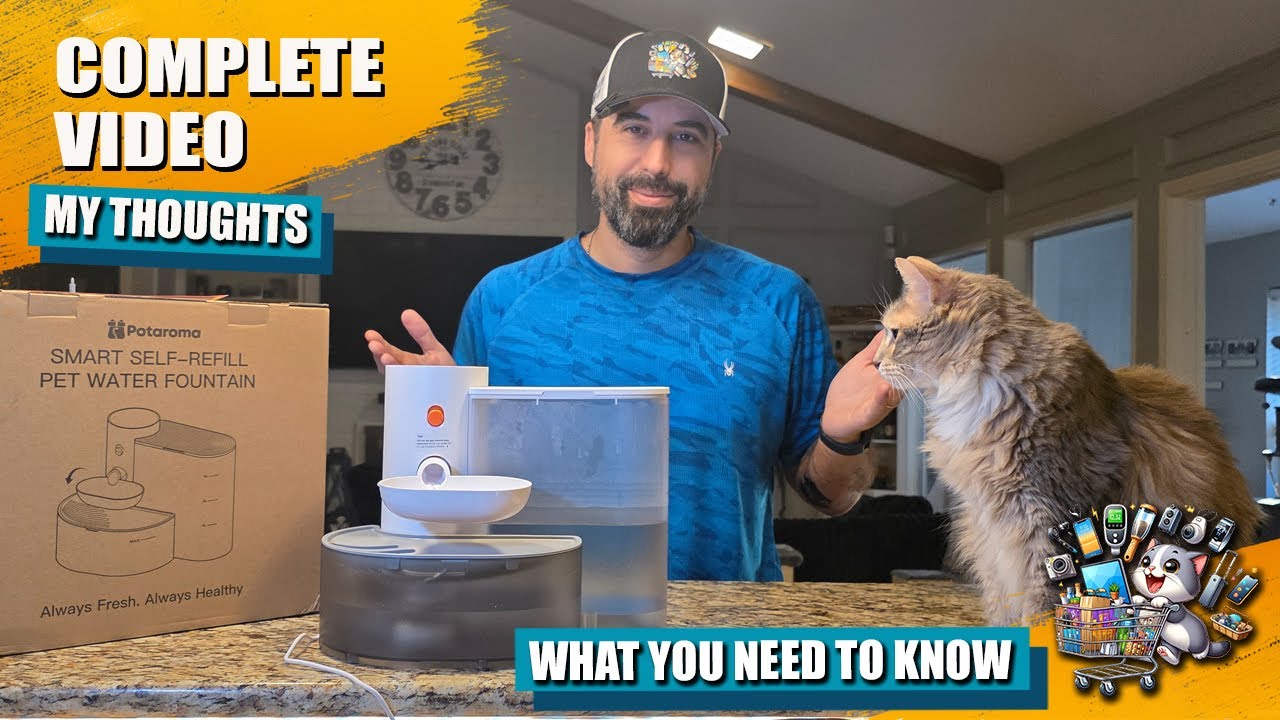 Potaroma Smart Wireless Pet Fountain Review – Always Fresh Water