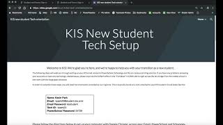 Powerschool Basics for New KIS Students