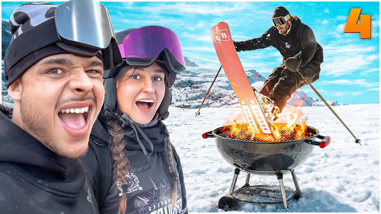 On fait un BBQ INTERDIT sur les PISTES de SKI ⛷️(chutes, tier list saucisson)