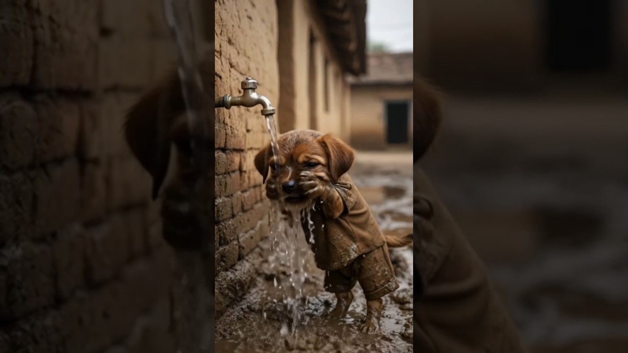 A Poor Puppy’s Struggle for His Mother | Emotional Short Story 🥺🐾