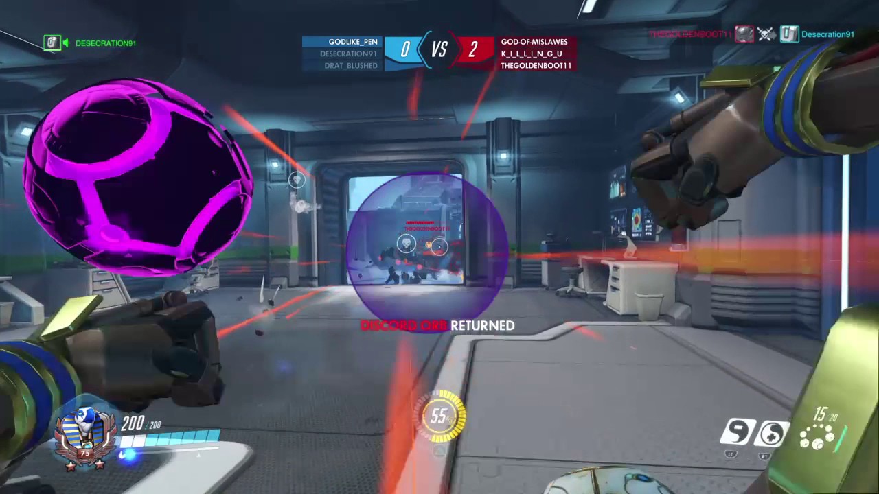 Overwatch: 3v3 clutch zen - YouTube