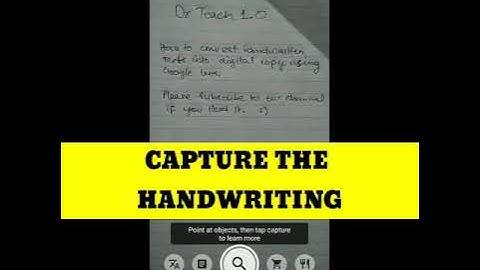 Convert Handwriting Text Using Google Lens | Text OCR | Writing ko Text me kaise kare | Android Tips