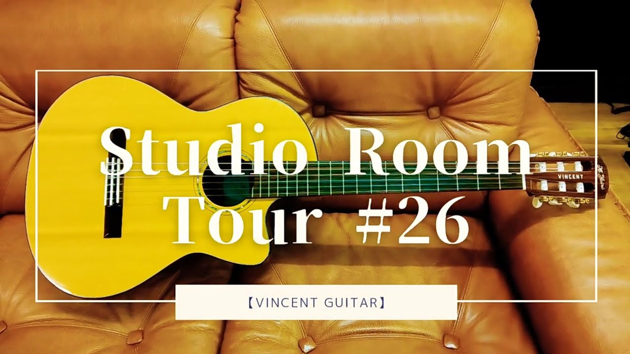 VINCENT Guitarを買ってみた！【Studio room tour#26】 - YouTube