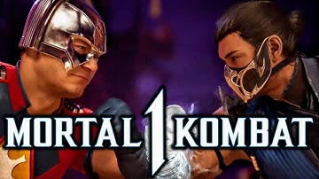 MK1 *PEACEMAKER* INTRO DIALOGUE WITH SUB ZERO!! (MORTAL KOMBAT 1) TRAILER REVEAL TOMORROW!!