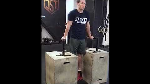 Parallel bar support hold