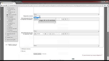 (3) Tutorial para la elaboración de preguntas en Moodle (Verdadero/Falso)