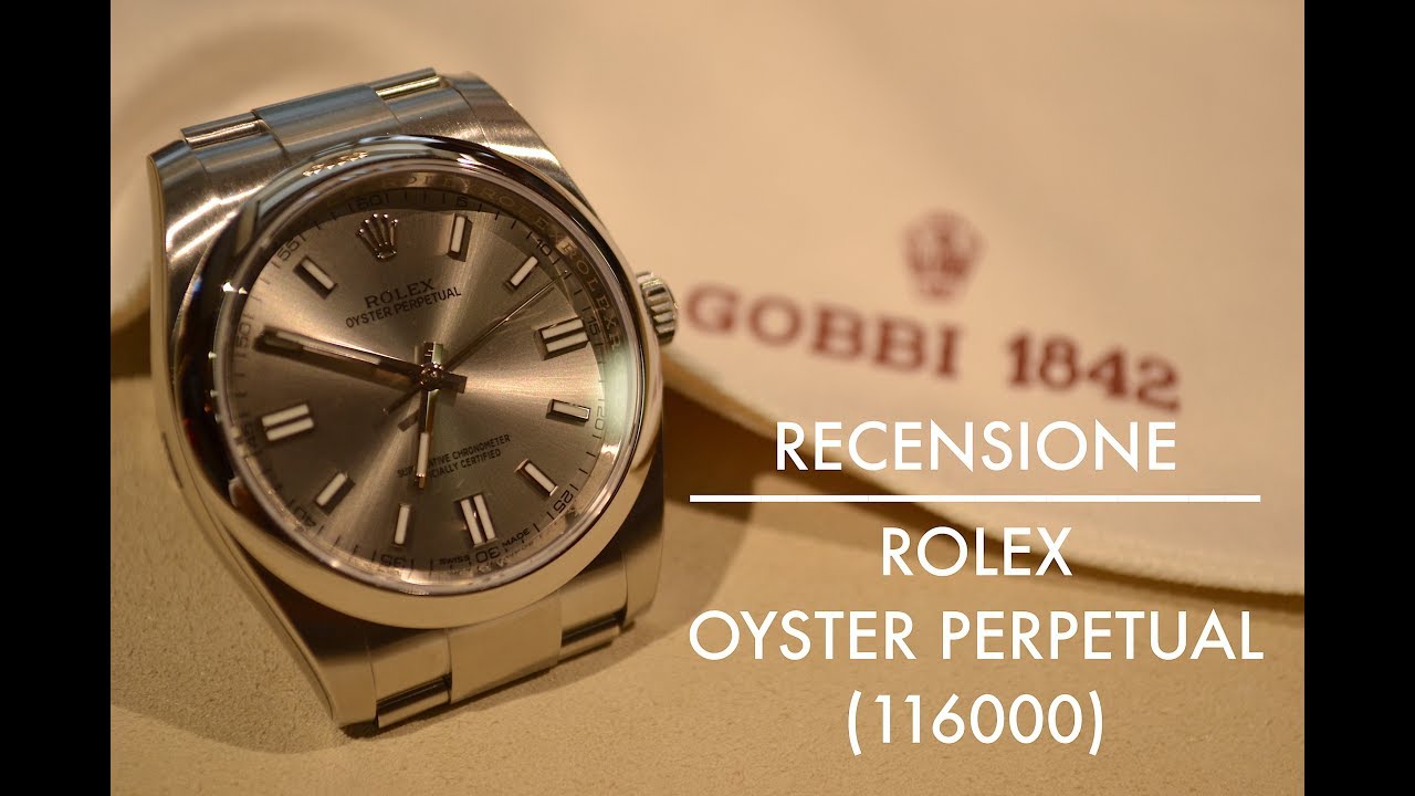 Il rolex meno costoso e più economico è l'Oyster Perpetual (prezzo e  recensione)
