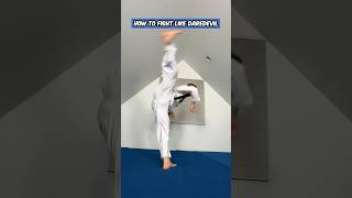 How To Fight Like Daredevil #shorts #martialarts #taekwondo #karate #daredevil