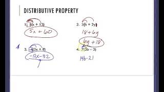 Distributive Property Notes