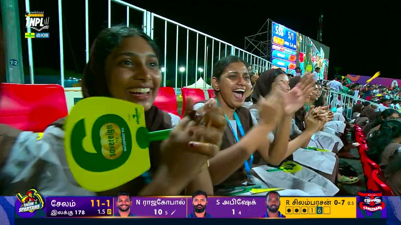 Match 9 Highlights: SKM Salem Spartans vs iDream Tiruppur Tamizhans
