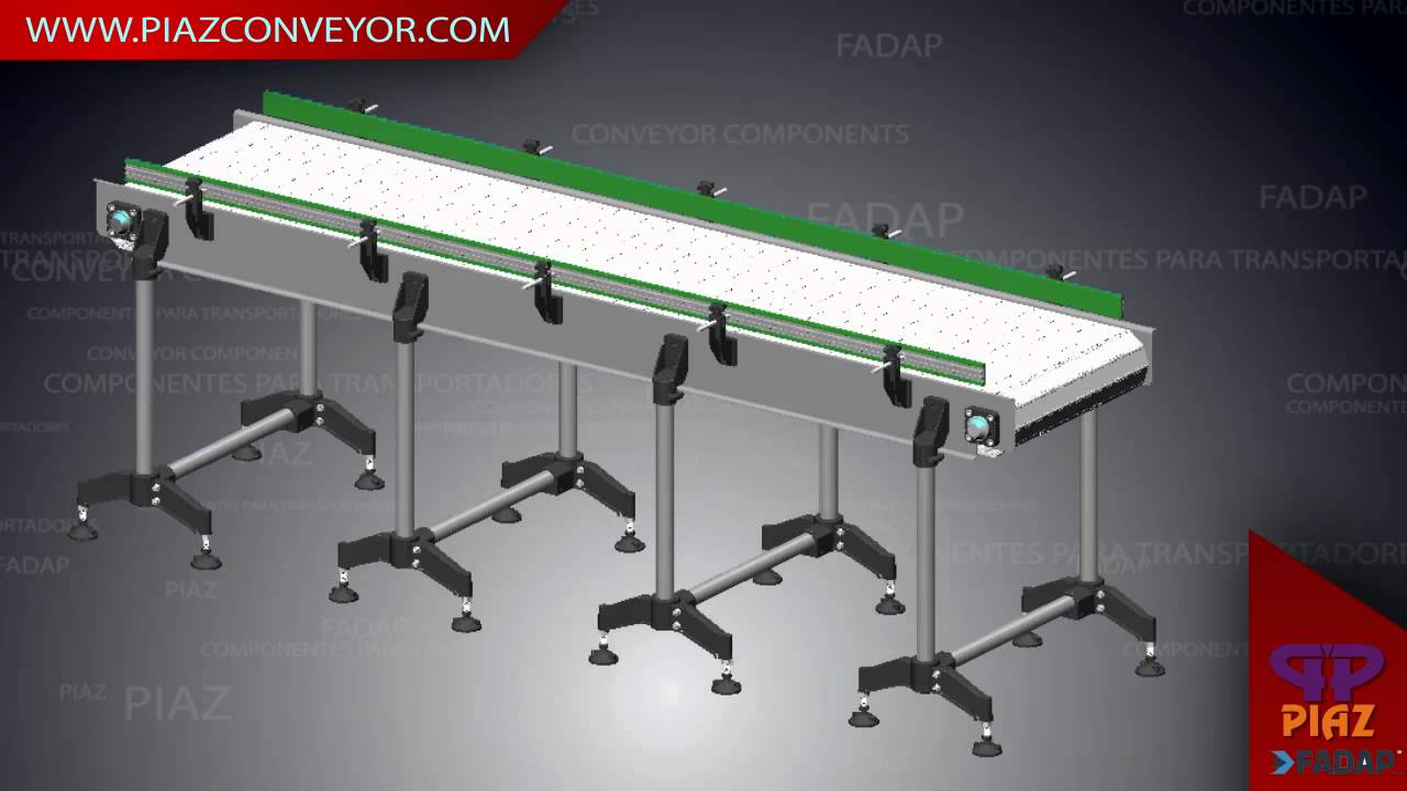 Piaz Conveyor Components - Armado de cinta transportadora - YouTube
