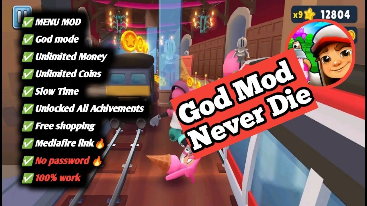 Subway Surfers v2.37.0 Advanced Mod Menu Apk V16 [God Hack,Speed Hack,Score  Multiplier etc.] 