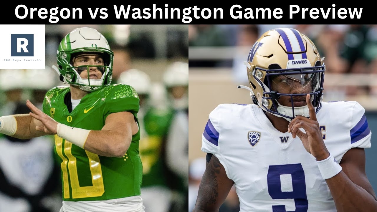 Oregon vs Washington Game Preview College Football Game Predictions