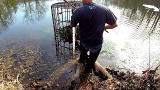 My BEST Lake Drain Unclogging EVER!!  Soothing Sights and Sounds