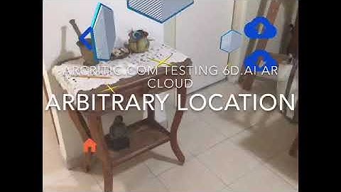 Testing 6D.ai AR Cloud Save & Restore