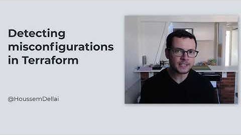 Detecting misconfigurations in Terraform