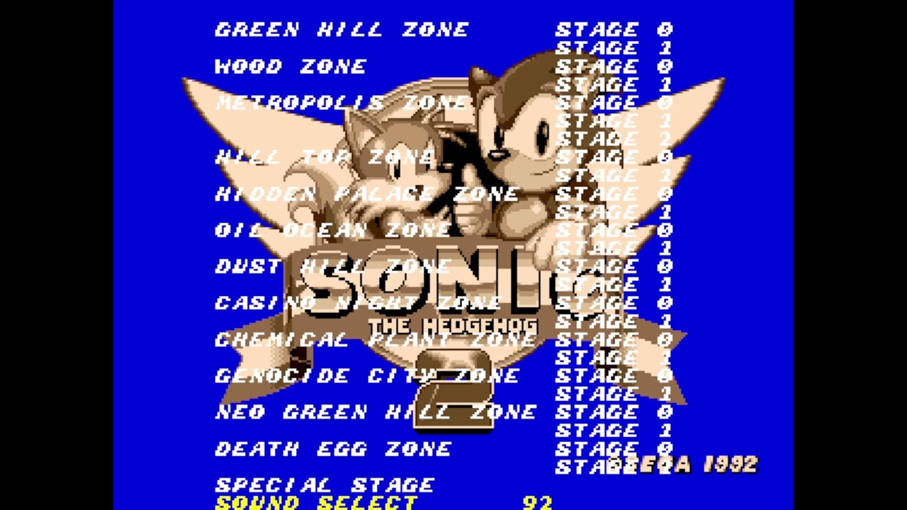Sonic the Hedgehog 2 Simon Wai Prototype Unused Track 92 Sky Fortress Zone Listening
