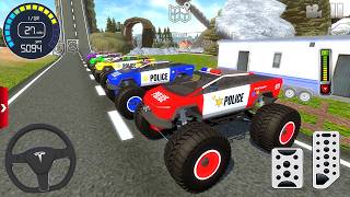 Juegos De Carros - 4x4 Police Monster Truck Stunts Driver Simulator 3D - Android / IOS GamePlay #2 screenshot 2