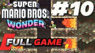Super Mario Bros Wonder Deep Magma Bog - Walkthrough Part 10 Full Game - 100% No commentary
