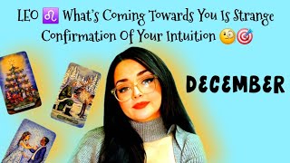 LEO ♌️ What's Coming Towards YOU Is Strange Confirmation Of Your Intuition 🧐🎯
