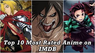 Top 10 Most Rated Anime on IMDB - YouTube