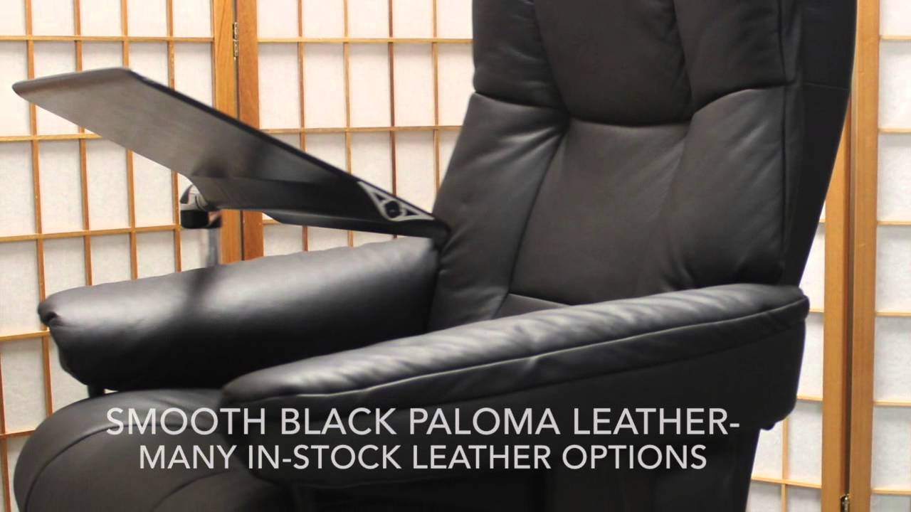 Ekornes Stressless Mayfair Office Chair Black Paloma Leather