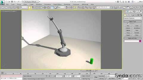 3ds Max 2015 Essential Training #108  link constraint