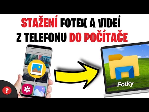 Jak STÁHNOUT FOTKY a VIDEA z TELEFONU do POČÍTAČE | Návod | PC / Telefon