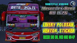 AGRA MAS METROPOLIS  - Livery Polosan Bussid Vektor dan Stiker screenshot 4