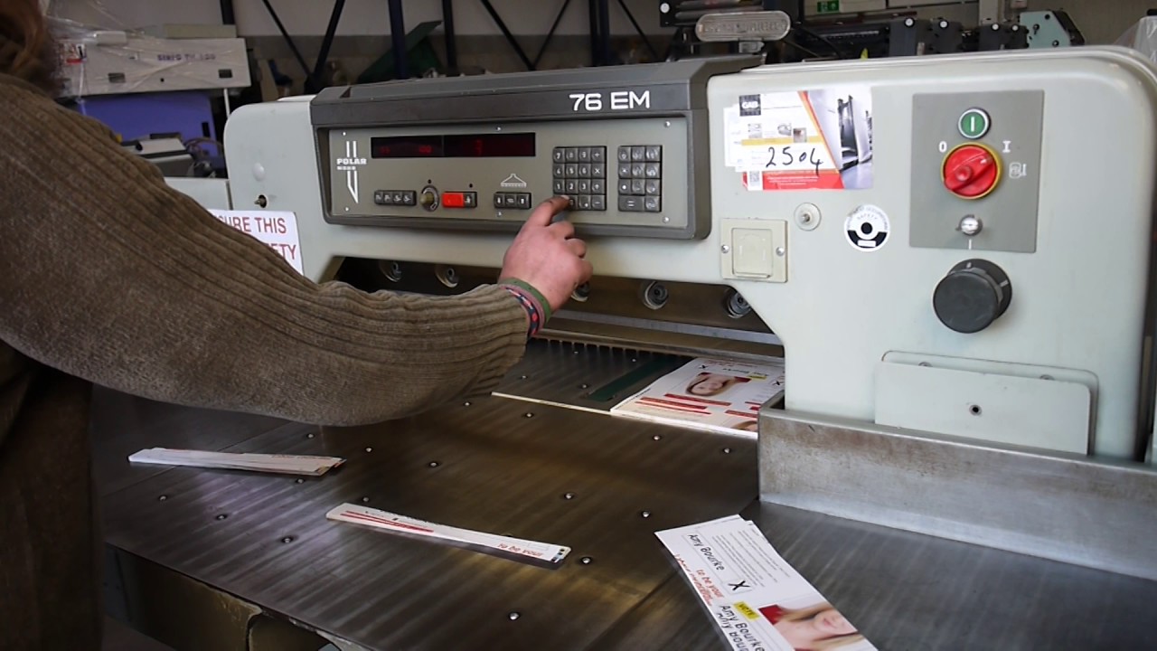 Polar 76 EM guillotine for sale from Gab Supplies Ltd