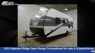 2023 Highland Ridge Open Range Conventional Travel Trailer RV For Sale in Elizabethtown, PA