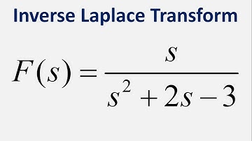 Inverse Laplace Transform of s/(s^2 + 2s - 3)