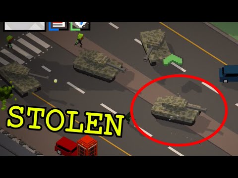 I STOLE A TANK!!! *NEW* Smashy Road WANTED 2