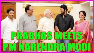 Narendra Modi Congrats to Baahubali Team - Prabhas Meets Modi - RoseTeluguMovies