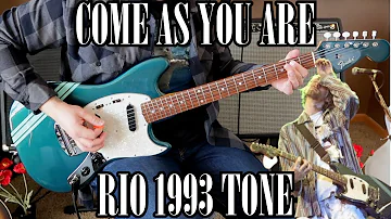 Nirvana Come As You Are Guitar Cover | Hollywood Rock Festival 1993 Rio de Janeiro Tone