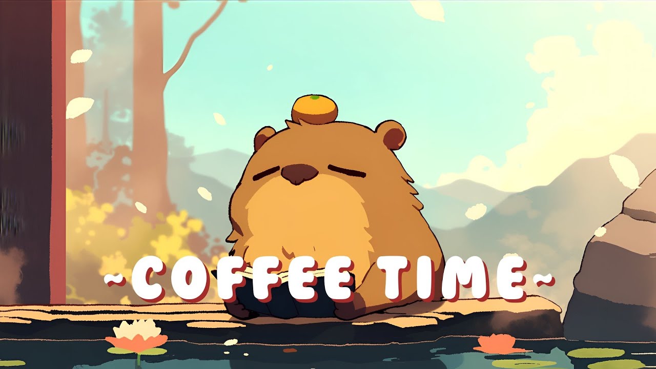 Capybara Study Beats - Peaceful Music for Your Soul ~ Chill Session ~ 🌸 ☕