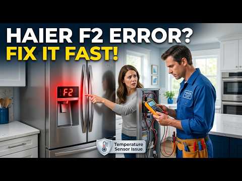 Haier F2 Error Code? Easy Refrigerator Troubleshooting Guide | Fix Temperature Sensor Issues