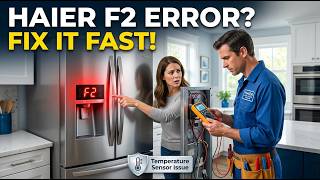 Haier F2 Error Code Easy Refrigerator Troubleshooting Guide | Fix Temperature Sensor Issues