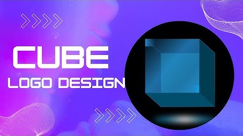 Create a Cube Logo Design in Illustrator #tutorial